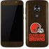 NFL Cleveland Browns Distressed Moto E5 Play Skin